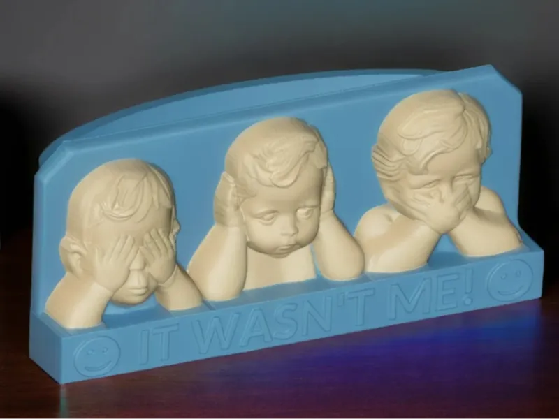 Wasn't me- desktop pen holder