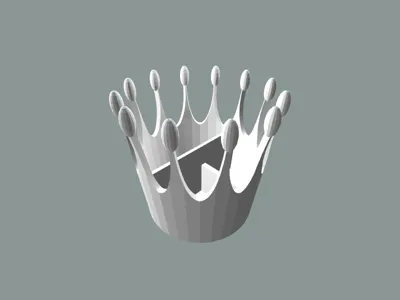 Crown Pen Holder
