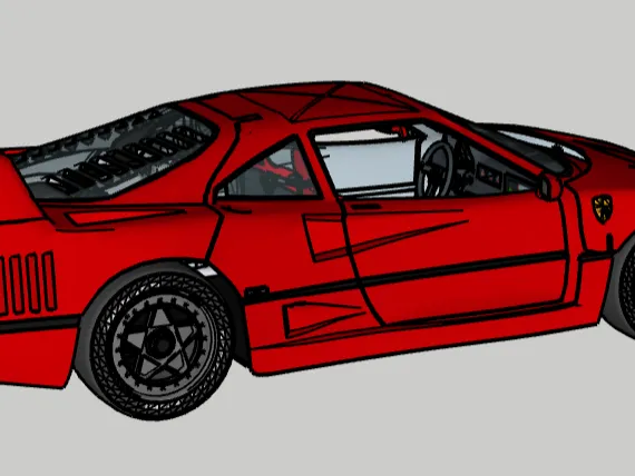 secound 3d car