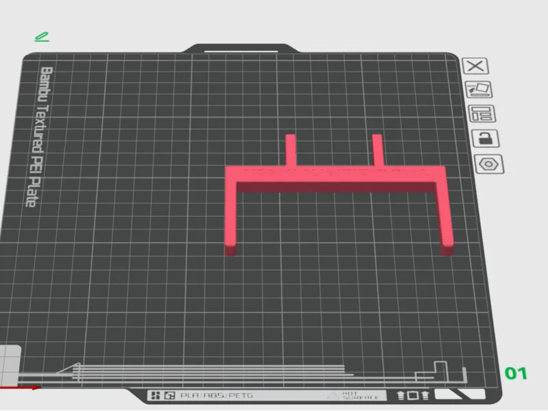 Transportation badge ribbon alignment tool