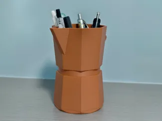 摩卡壶收纳笔筒花瓶mokapot