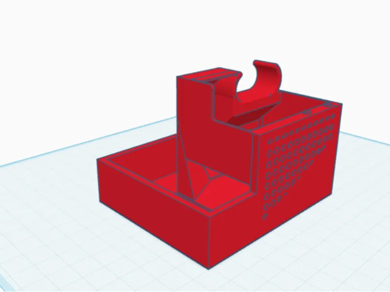 Clip on poop bucket