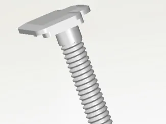 Toilet seat fixing bolt