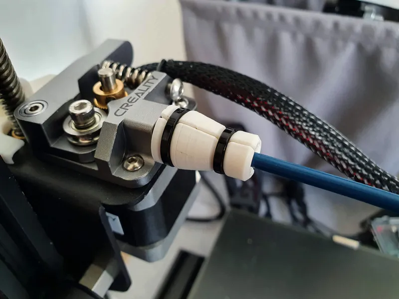Ultimate Bowden PTFE Tube Clamp (no slip/rotation)