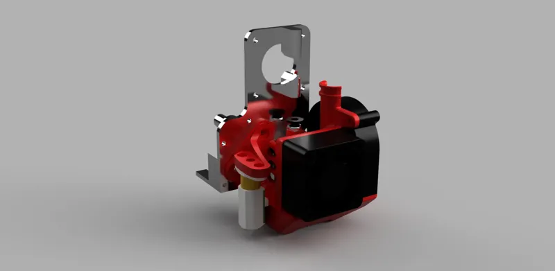 Red Squirrel - Ender 3 Shroud BLTouch MicroSwissDD