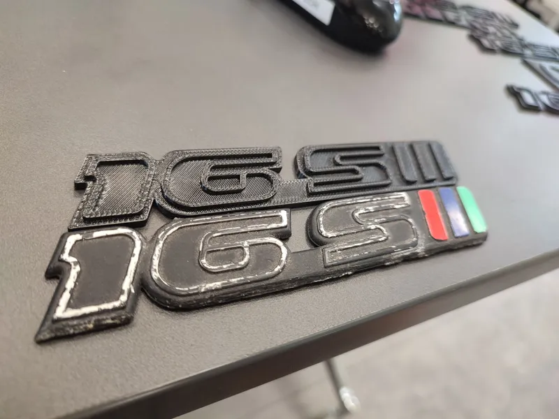 16s logo (VOLKSWAGEN GOLF II GTI 16s Match)
