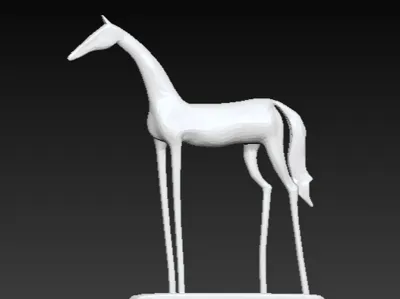 horse sculpture for a modern interior