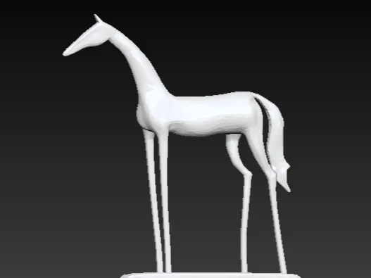 horse sculpture for a modern interior