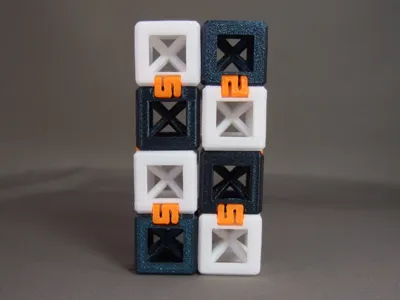 Infinity Fidget Cube Full Wireframe Remixed by MisterJ MakerWorld ...