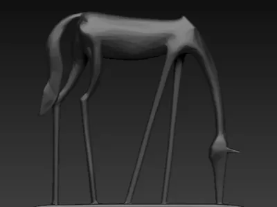 horse sculpture for a modern interior