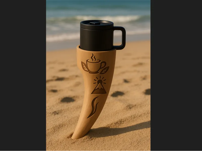 Coffee Cup Stand for Sunrise Moments