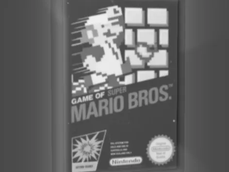 Litofania Super Mario Bros NES