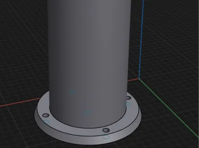 4" Pipe with Flange