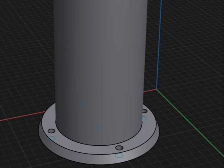 4" Pipe with Flange