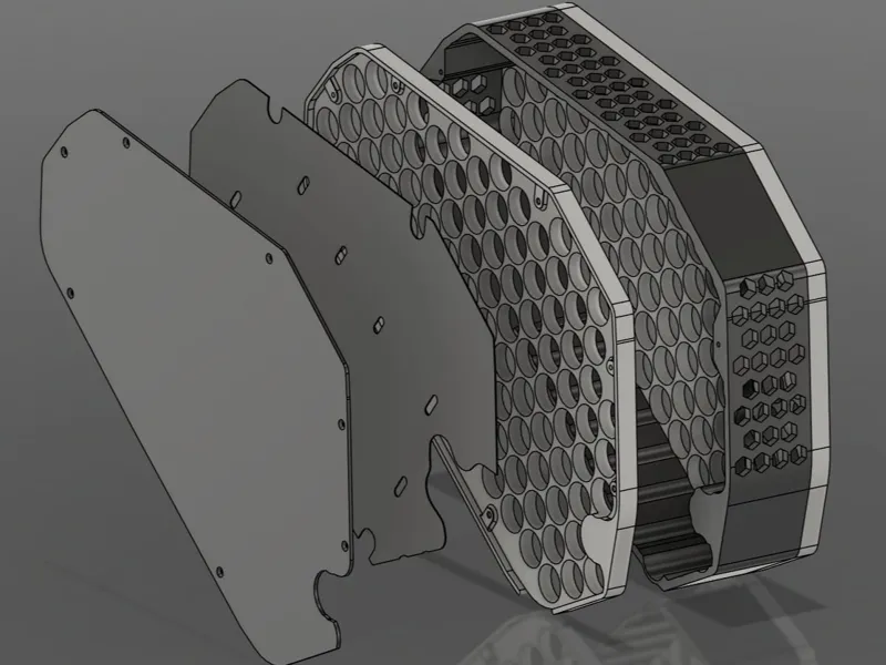 21700 16S6P Ebikes Battery + cells arrangement