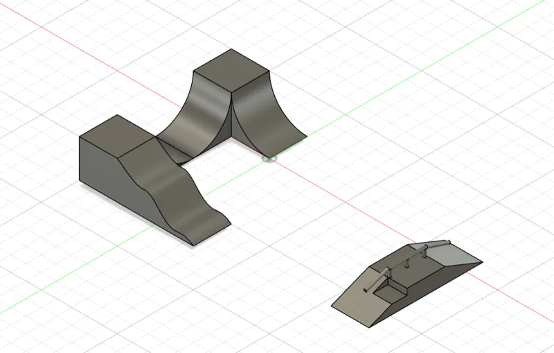Super cool skateboard park for fingerboards.