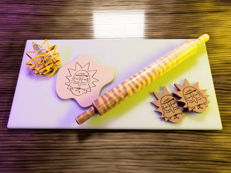 Rick and Morty Cookie Cutter