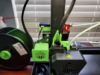 CR-6 SE Hot End Cable & Bowden Tube Support