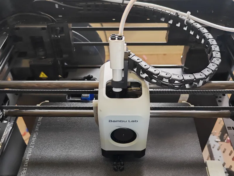 拓竹P1进料口五通，仿a1 mini和ams lite结构，可接bmcu，五通hub，集线器