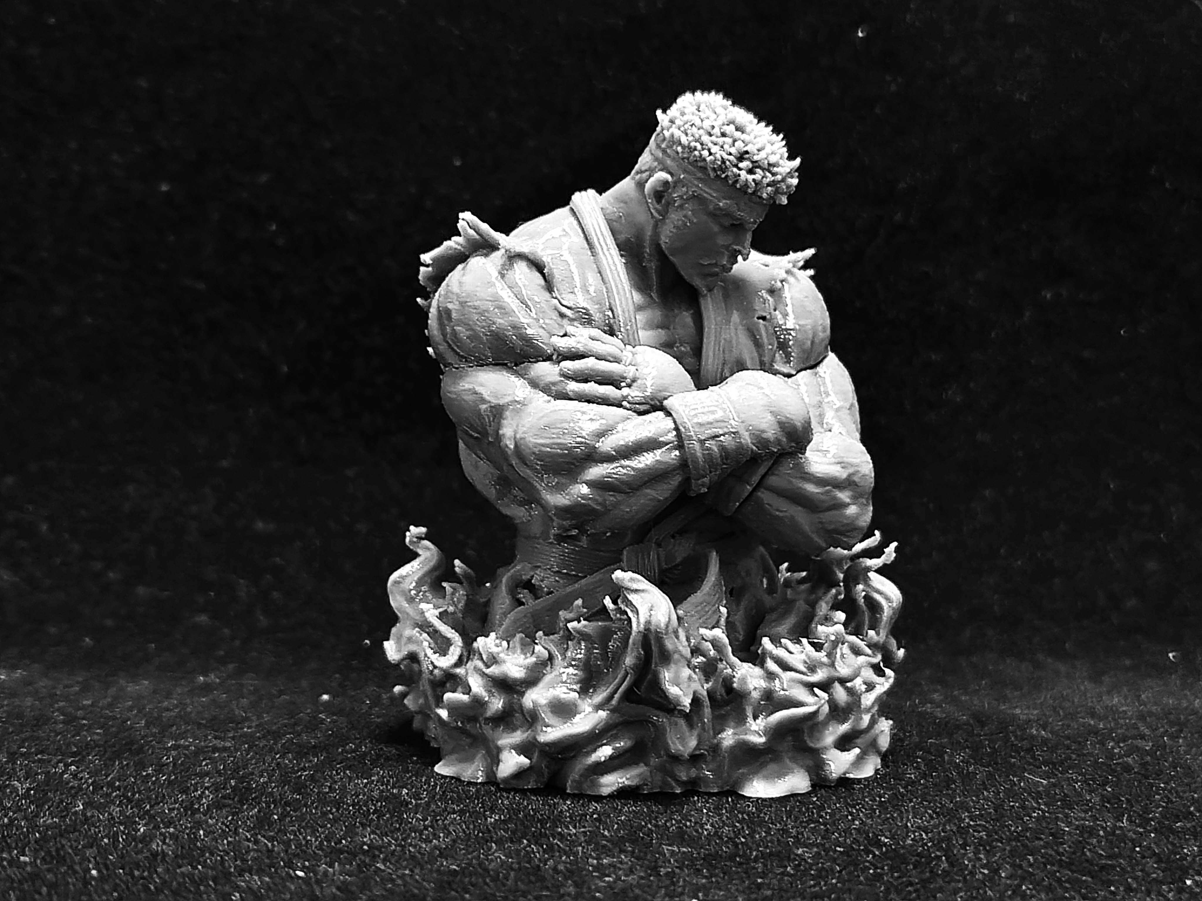 Ryu (Street Fighter) - Free 3D Print Model - MakerWorld