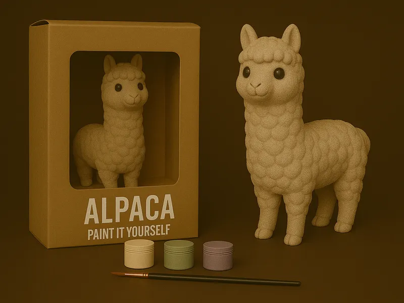 Alpaca – Paint-It-Yourself 