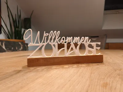 Decorative trim "Welcome Home"