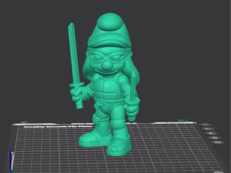 Smurfette Ninja Turtles 