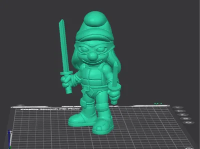 Smurfette Ninja Turtles 