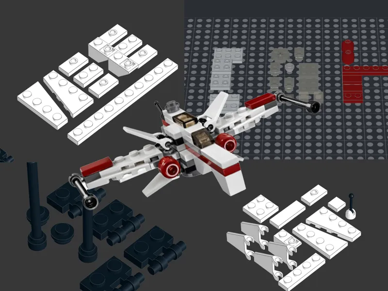 ARC-170 Starfighter – Micro-Modell (Star Wars)
