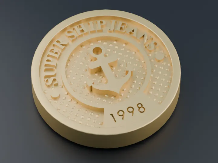 A button for jeans