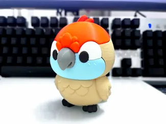 可爱小鹦鹉