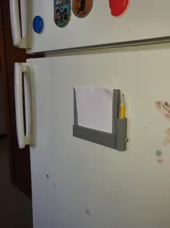 Fridge Magnetic Holder for your Shopping List