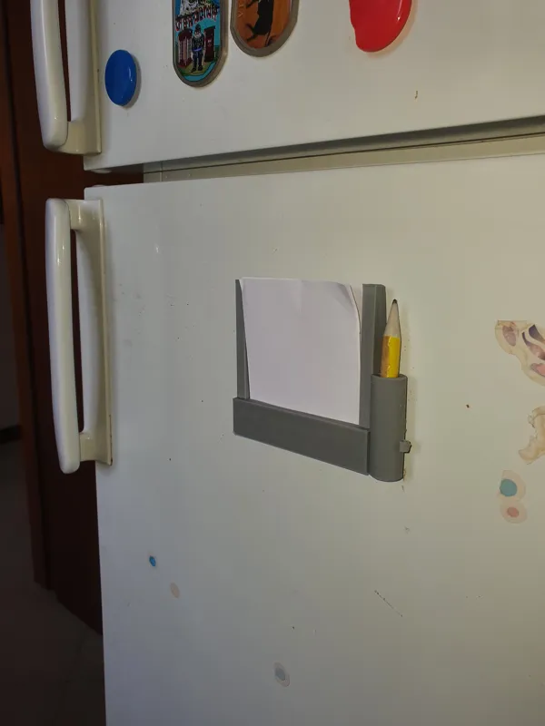 Fridge Magnetic Holder for your Shopping List