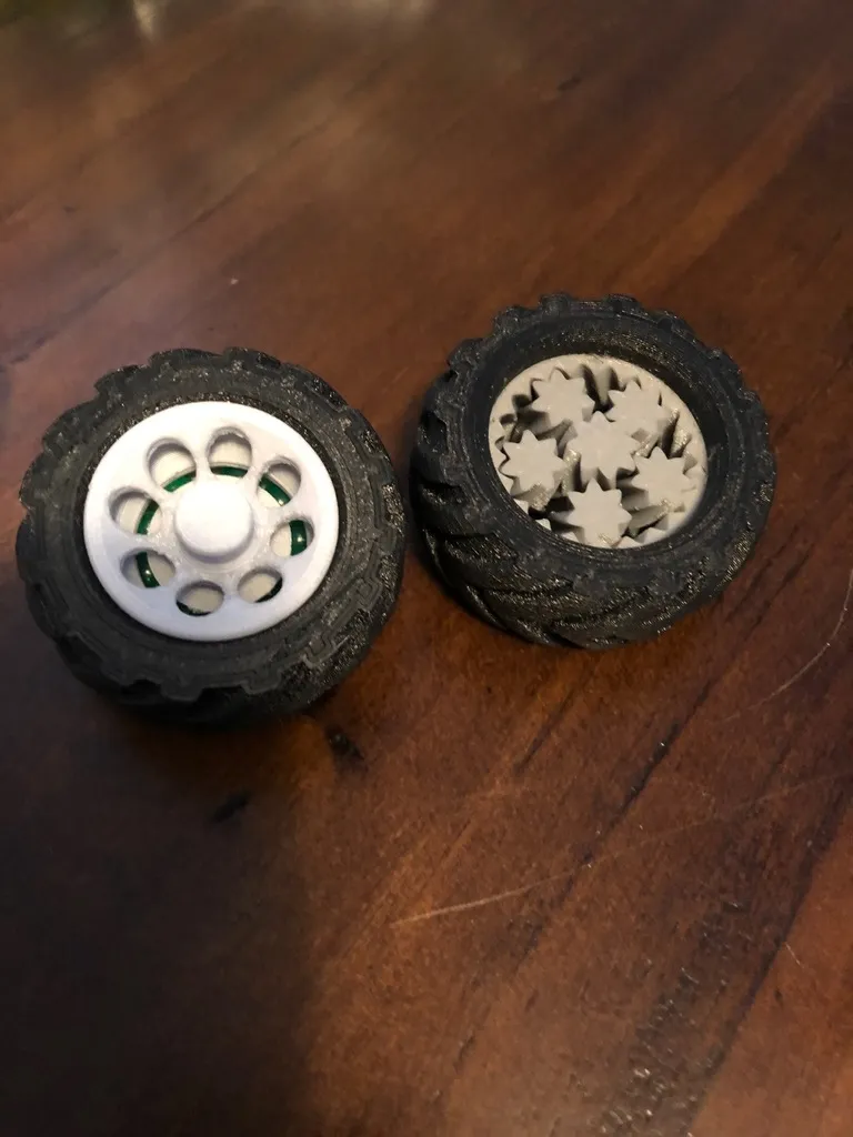 Mini Monster Truck alternative wheel - 6mm bearing