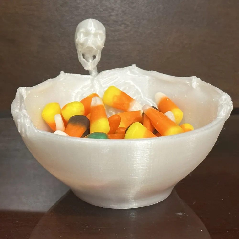 Halloween Skeleton Candy Bowl by Michael Wycoff MakerWorld: Download ...