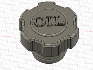 Honda QR 50 1984 Oil cap With vent