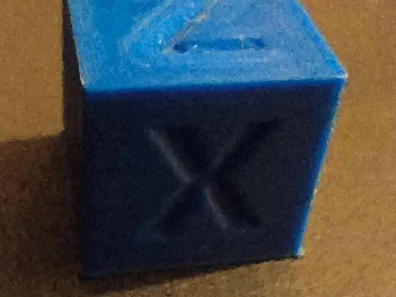 Cubo per calibrazione stampante