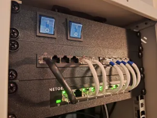10 inch patch panel for server rack
