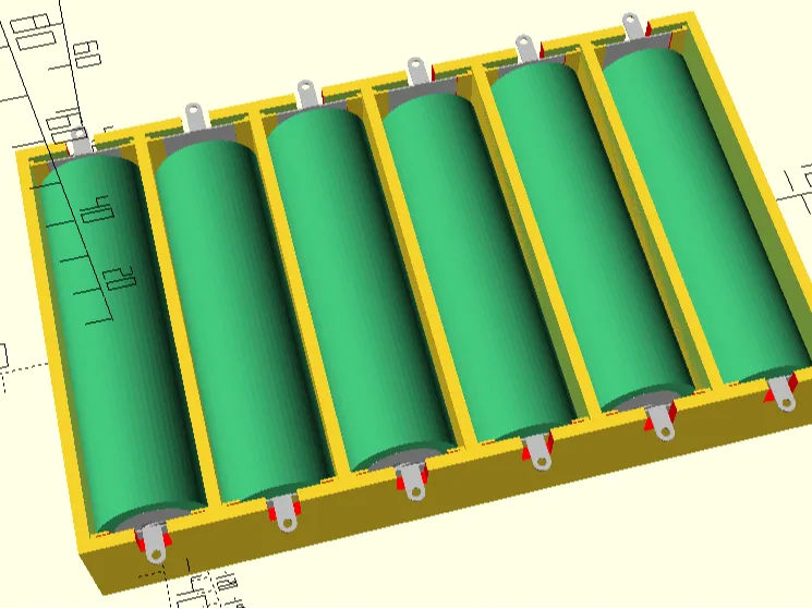18650 Battery Holder, customizable