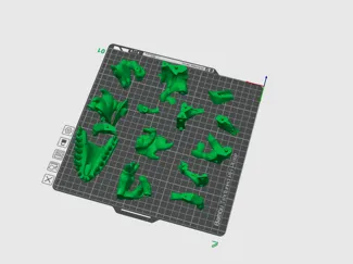 Trex Schädel Oben Puzzle Klein 2