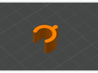 Shower diverter clip