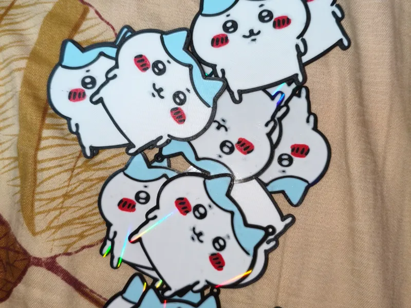 蓝色裤头猫小挂件