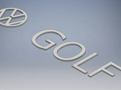 VW Golf spoiler