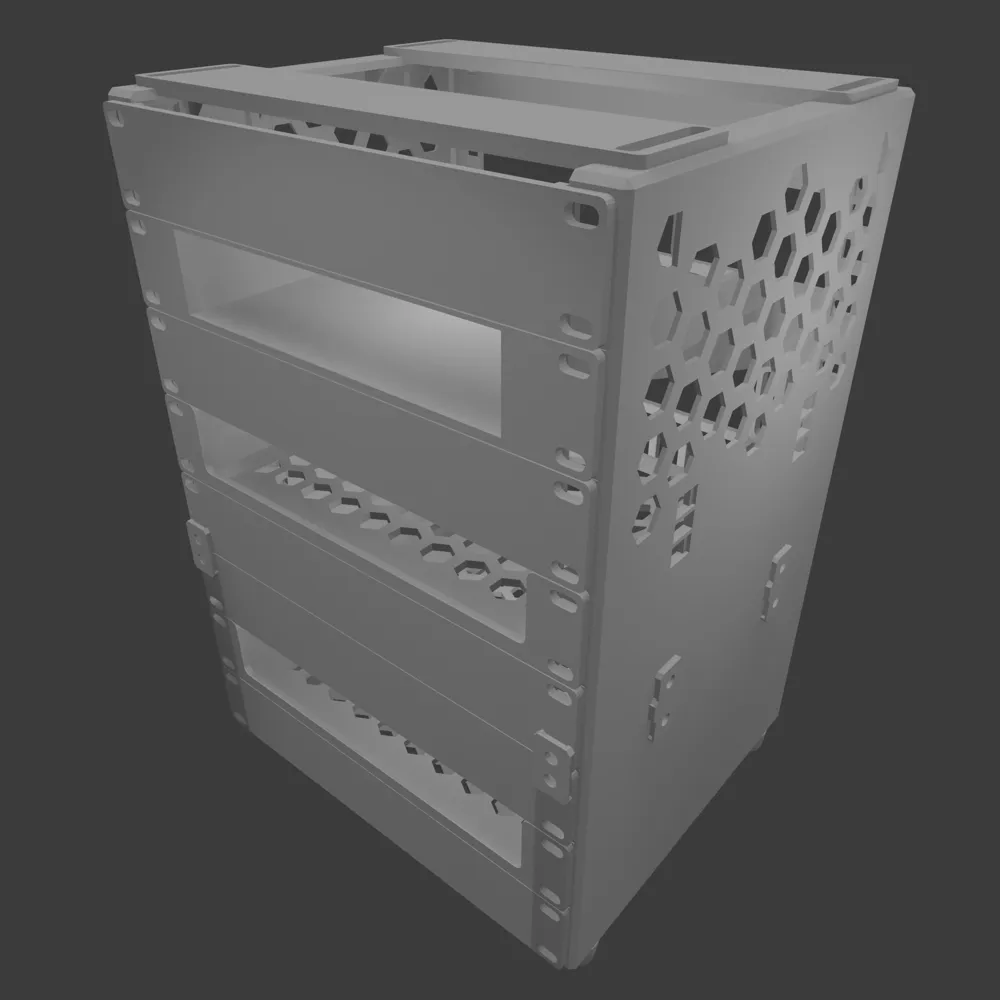 3d Print 10 Inch Rack Modular 10