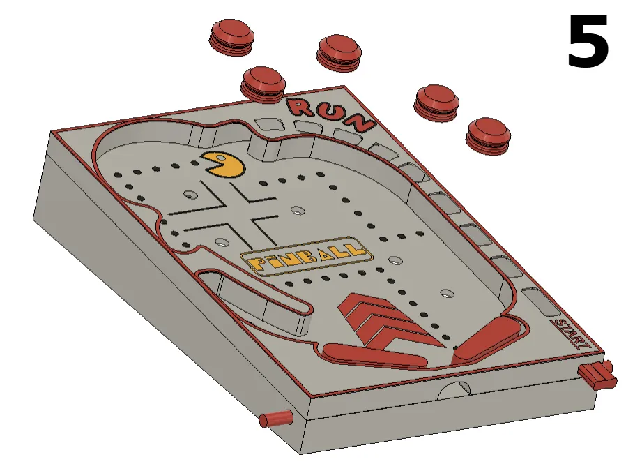 PORTABLE PINBALL MACHINE - Free 3D Print Model - MakerWorld