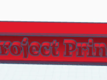 Project Prints sign