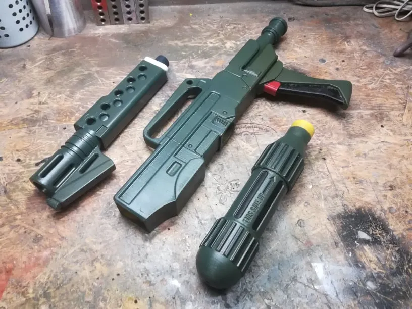 Alien Flamethrower - Free 3D Print Model - MakerWorld
