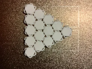 NASA fabric triangle