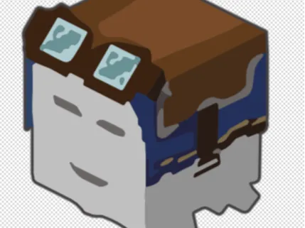 happy ghast flexi toy