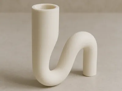 art pencil holder / flower vase